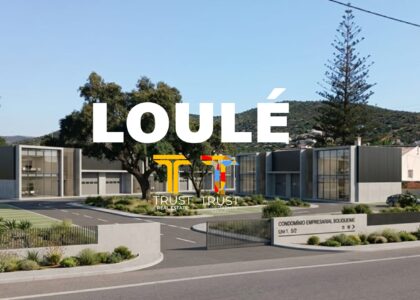 Urban industrial land—suitable for a service station—for sale in Boliqueime, Loulé, Algarve. Trust Imobiliária is selling this land for development. 
